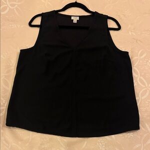 J. Crew Elegant Black Tank Top